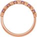 Accented Stackable Heart Ring