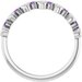Accented Stackable Heart Ring