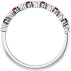Accented Stackable Heart Ring
