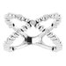 Beaded Negative Space Ring