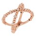 Beaded Negative Space Ring