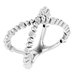 Beaded Negative Space Ring