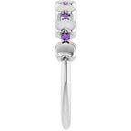 Accented Stackable Heart Ring