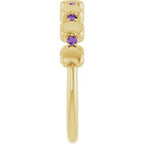 Accented Stackable Heart Ring