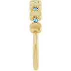 Accented Stackable Heart Ring