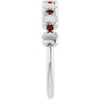 Accented Stackable Heart Ring