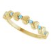Accented Stackable Heart Ring