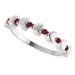 Accented Stackable Heart Ring