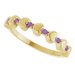 Accented Stackable Heart Ring