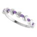 Accented Stackable Heart Ring