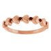 Accented Stackable Heart Ring