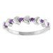 Accented Stackable Heart Ring
