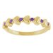 Accented Stackable Heart Ring