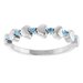 Accented Stackable Heart Ring