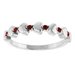Accented Stackable Heart Ring