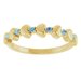 Accented Stackable Heart Ring