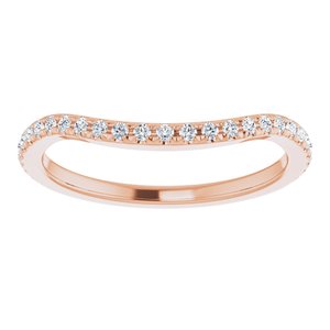French-Set Halo-Style Engagement Ring or Band