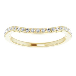 French-Set Halo-Style Engagement Ring or Band