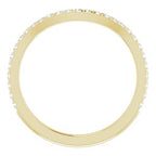 French-Set Halo-Style Engagement Ring or Band