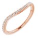 French-Set Halo-Style Engagement Ring or Band