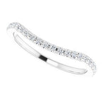 French-Set Halo-Style Engagement Ring or Band