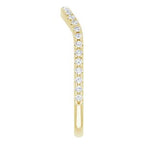 French-Set Halo-Style Engagement Ring or Band