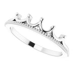 Stackable Crown Ring