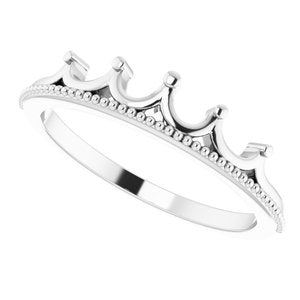 Stackable Crown Ring