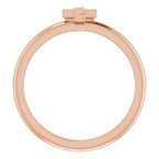 Stackable Cross Ring