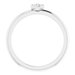 Accented Stackable Cross Ring
