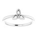 Stackable Celtic-Inspired Trinity Ring