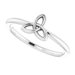 Stackable Celtic-Inspired Trinity Ring