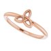 Stackable Celtic-Inspired Trinity Ring
