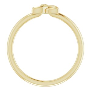 Stackable Celtic-Inspired Trinity Ring