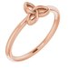 Stackable Celtic-Inspired Trinity Ring