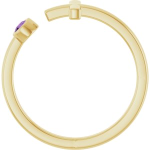 Negative Space Cross Ring