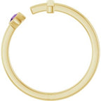 Negative Space Cross Ring