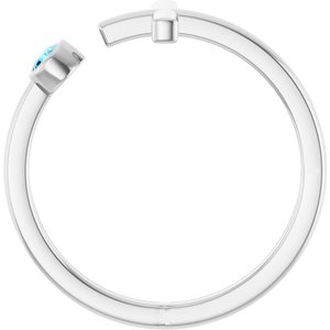 Negative Space Cross Ring