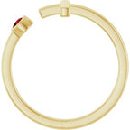 Negative Space Cross Ring