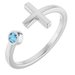 Negative Space Cross Ring