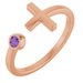 Negative Space Cross Ring