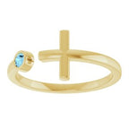 Negative Space Cross Ring