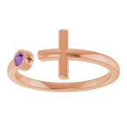 Negative Space Cross Ring