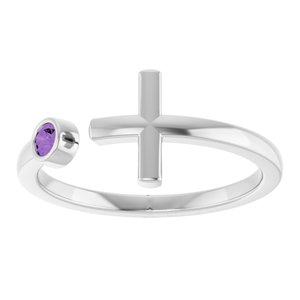 Negative Space Cross Ring