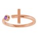 Negative Space Cross Ring