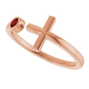 Negative Space Cross Ring