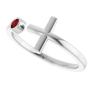Negative Space Cross Ring