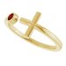 Negative Space Cross Ring