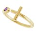 Negative Space Cross Ring
