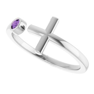 Negative Space Cross Ring